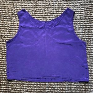 Vintage Silk cropped tank